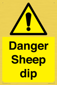 Danger Sheep dip